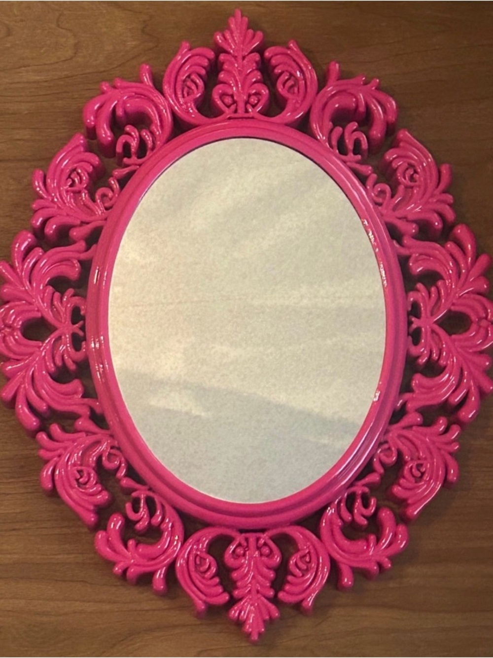 Brand New with Tags -Discontinued Rare, Ornate Wall Mirror Decor, Color: Pink